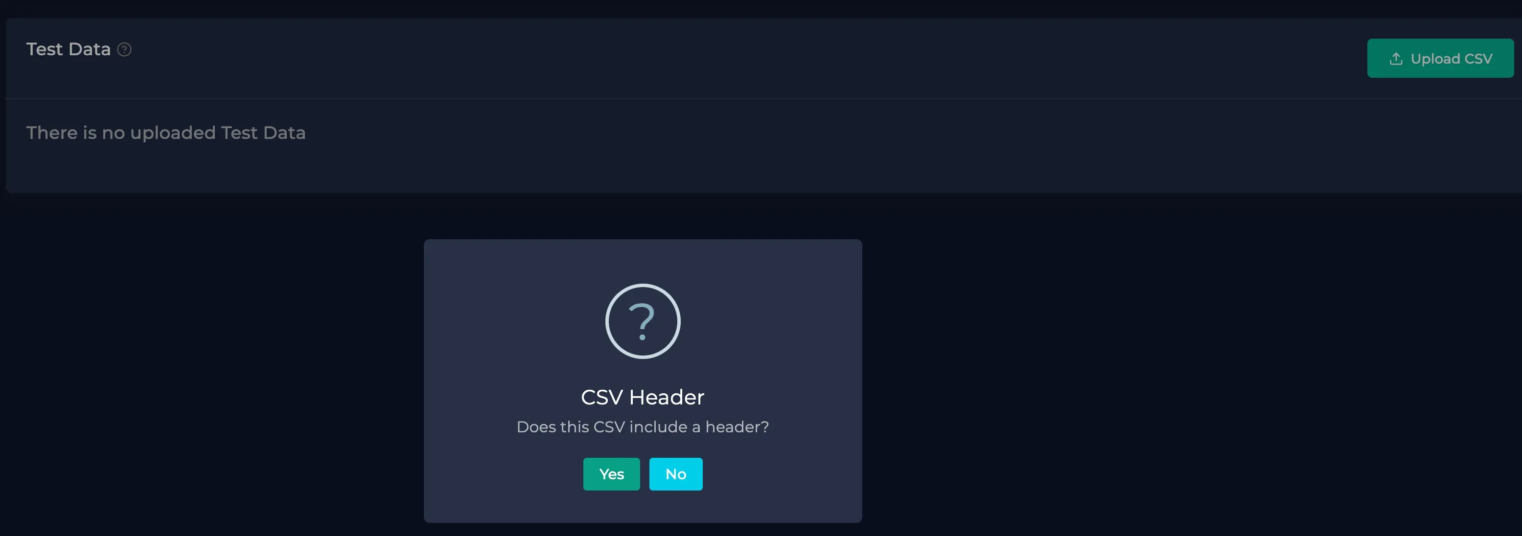 does this csv include a header