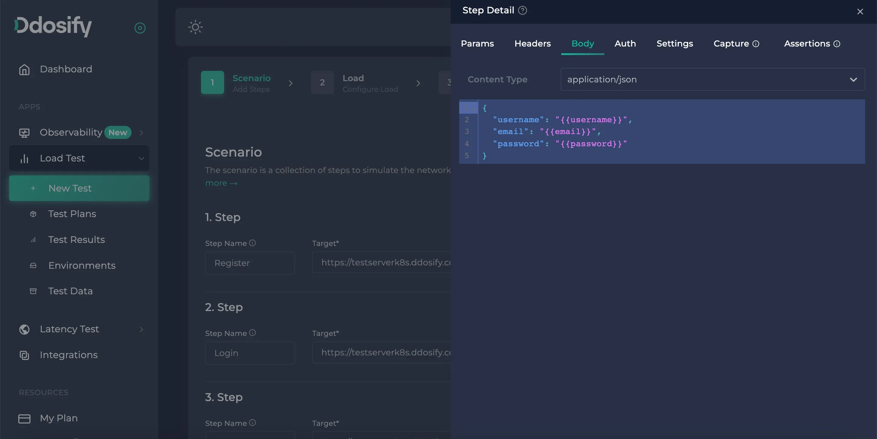Register Body Environment